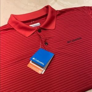 Columbia Men’s Polo Shirt Coral
